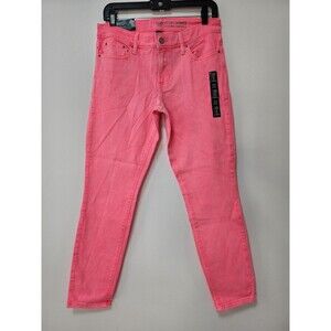 Gap Legging Skimmer Ankle Jeans Women's Size 6/28 Pink Mid Rise Super Skinny NWT